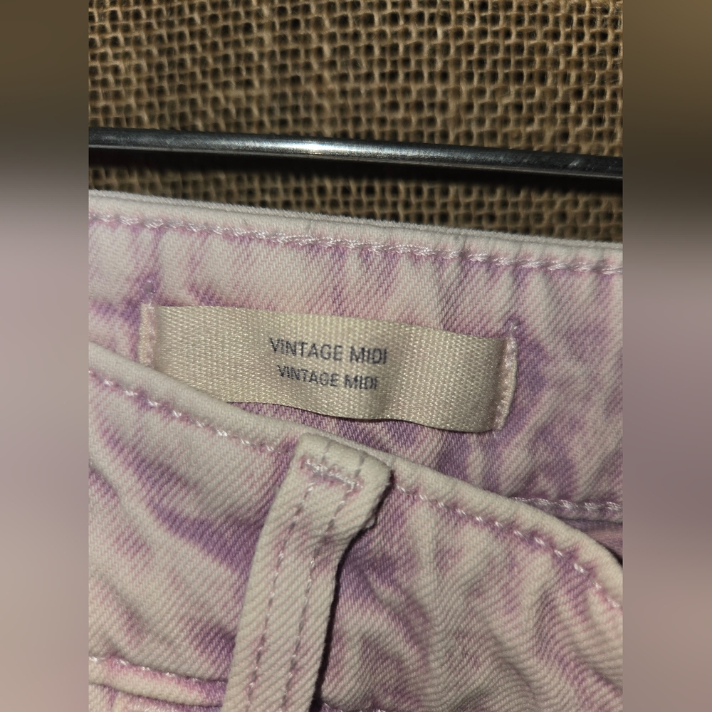 NWT Women's Universal Thread Purple Acid Wash 5 Pocket Shorts Size 18 - Picture 6 of 10